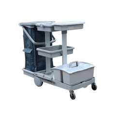 施達 清潔服務車 配單個手挽桶 施達 清潔服務車 配單個手挽桶